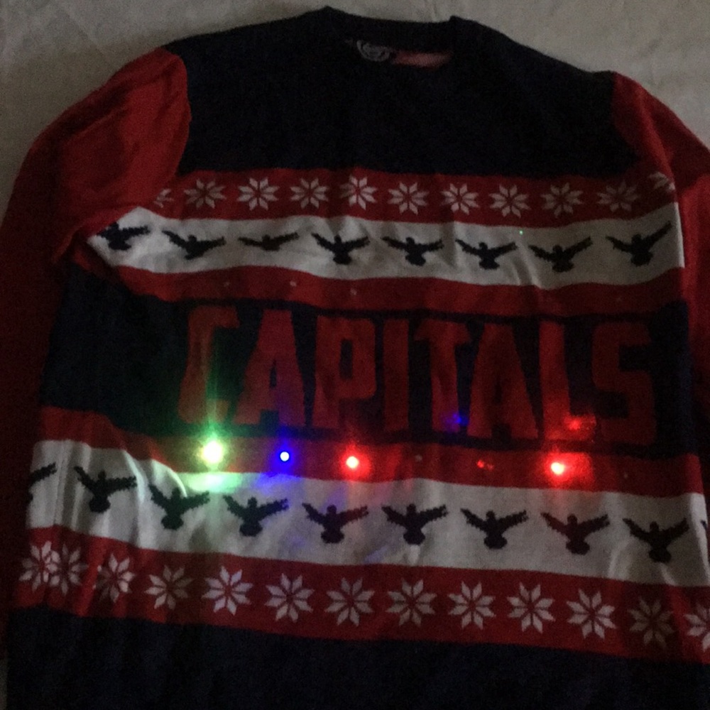 NHL Washington Capital Light-up Sweater